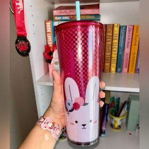 💖🐰 NWT Starbucks Easter Bunny Venti 24 Fl Oz Cold Cup 🐰💖